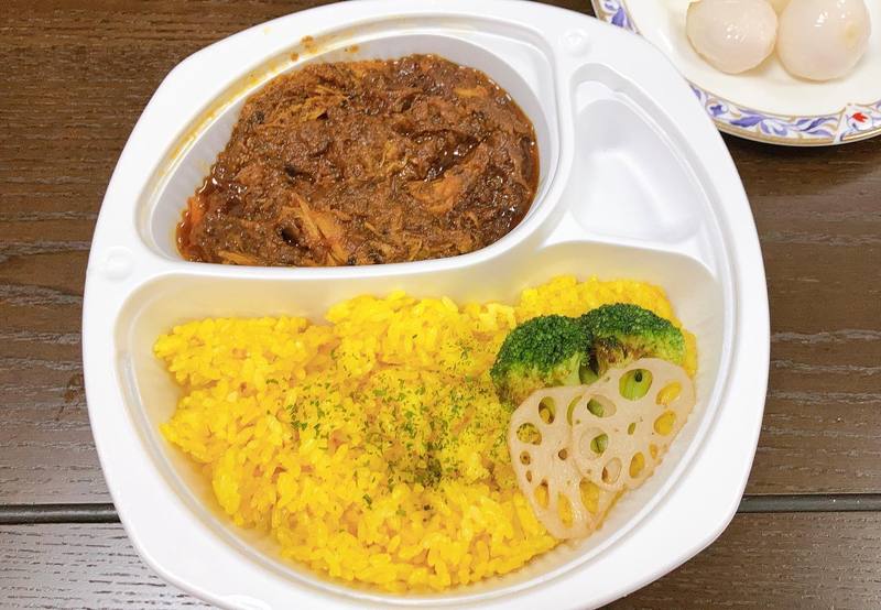 お昼にカレーキッチンオニオンさんの無水チキンカレーをテイクアウトしました ふちがみ綾子 フチガミアヤコ 選挙ドットコム