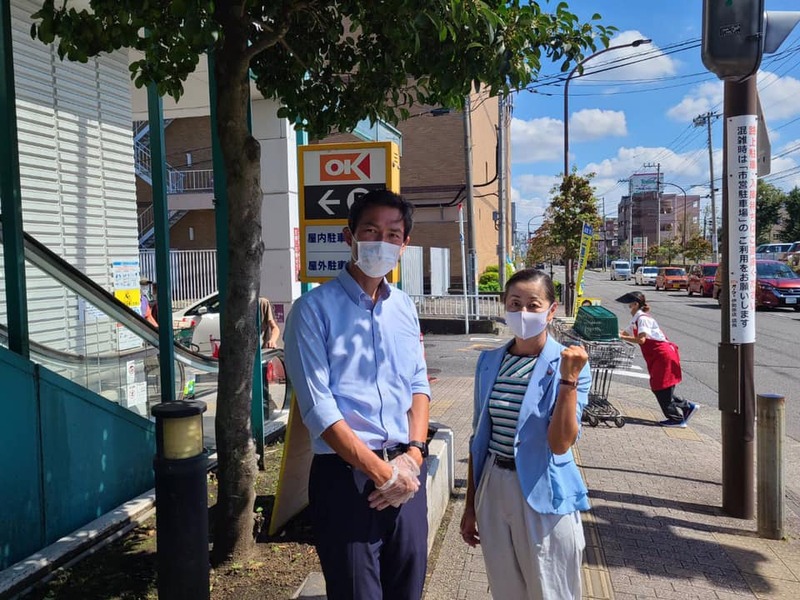 今朝は相武台下駅で仁科なつみ相模原市議と朝立ち 伊勢原駅okストア前で橋田夏枝伊勢原市議とその続き ごとう祐一 ゴトウユウイチ 選挙ドットコム