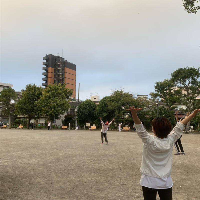 10 9 今朝も良い事だらけ お花茶屋公園ラジオ体操会が このたび会員１００人達成です これ 高木信明 タカギノブアキ 選挙ドットコム