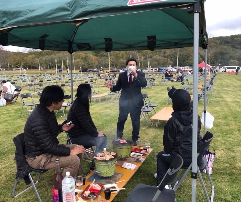 たるまえサンフェスティバル 昨日は 朝から苫小牧市で開催された たるまえサンフェスティバル 山岡達丸 ヤマオカタツマル 選挙ドットコム