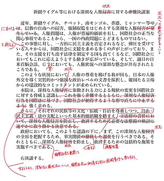 決議案