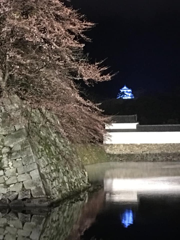 世界自閉症啓発デー で彦根城ブルーライトアップ されていました 中沢けいこ ナカザワケイコ 選挙ドットコム