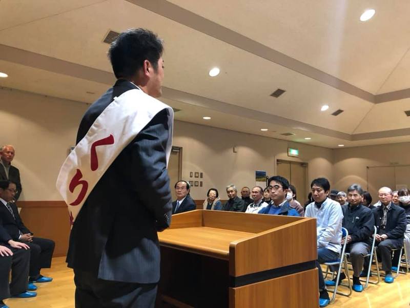 夜は新潟市議会議員候補者栗原学さん 自民党公認 の小合地区での個人演説会 小林一大 コバヤシカズヒロ 選挙ドットコム